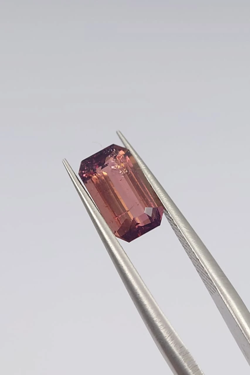1.65ct Natural Tourmaline Emerald Cut Loose Gemstone from Afghanistan — view 4